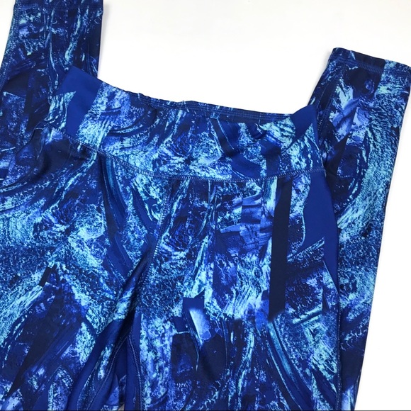 Watercolor Mossimo Workout Leggings Sz XS - Picture 2 of 8